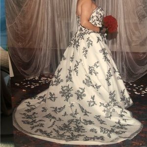 Wedding dress worn once.